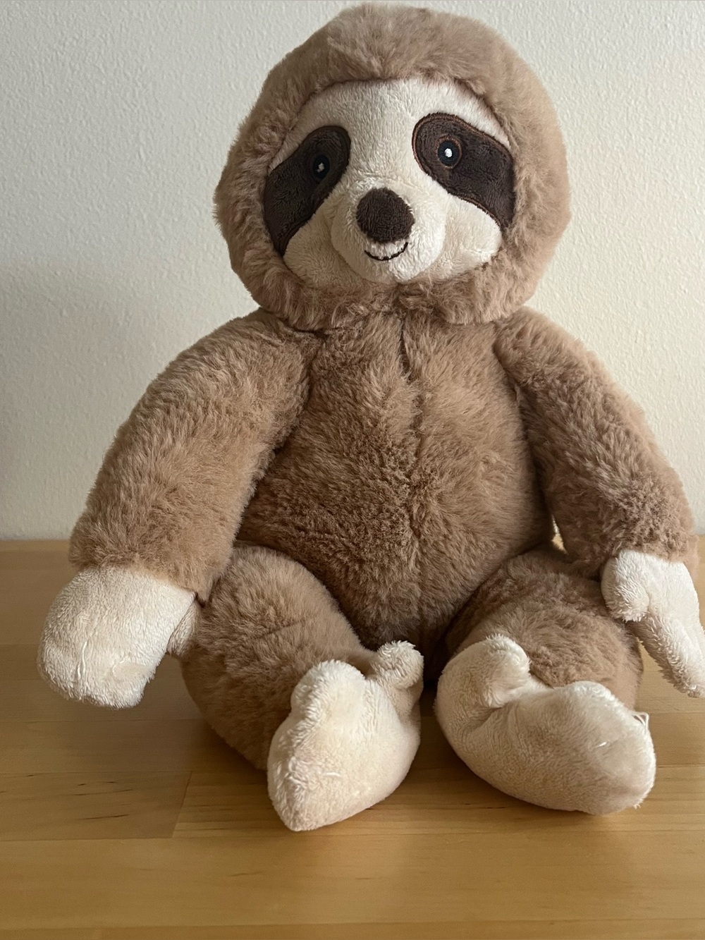 Adventure Planet Tan Brown Sloth Plush 11" Stuffed Animal Very Soft Sewn Eyes